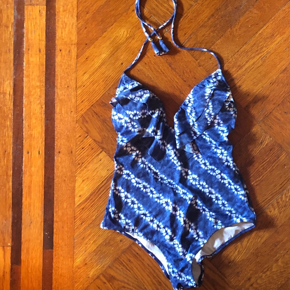 Victoria’s Secret Halter Flounce One-piece